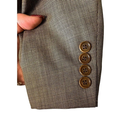 HUGO BOSS MEN’s Sport Coat Blazer 2 Button Brown Wool 44R Fully Lined - Picture 9 of 11